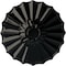 Ekena Millwork Shakuras Ceiling Medallion (Fits Canopies up to 1 3/8"), Hand-Painted Black Pearl, 9"OD x 1 3/8"P CM09SHBPS - alternate 1